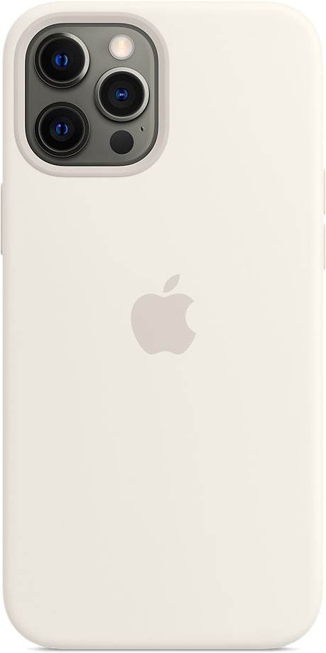 Чехол Silicone Case magsafe качество Lux для iPhone 12 Pro Max белый в Тюмени